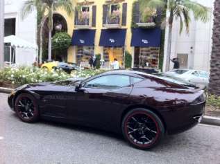Zagato designs on display at the Rodeo Drive Concours d'Elegance