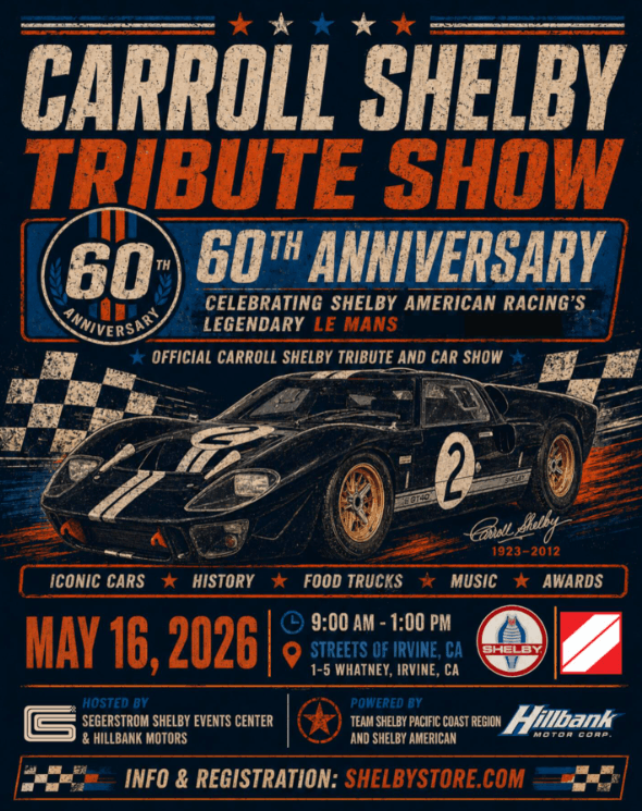 Carroll Shelby Tribute And Car Show
